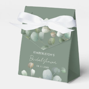 Junggesellinnenabschied Eukalyptus Schrift Minimal Geschenkschachtel