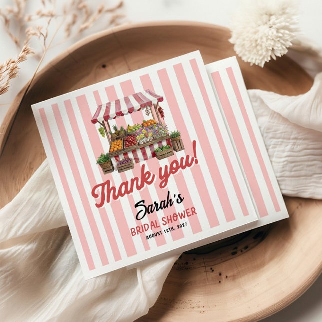 Junggesellinnenabschied Frisch auf dem Markt  Serviette (Von Creator hochgeladen)