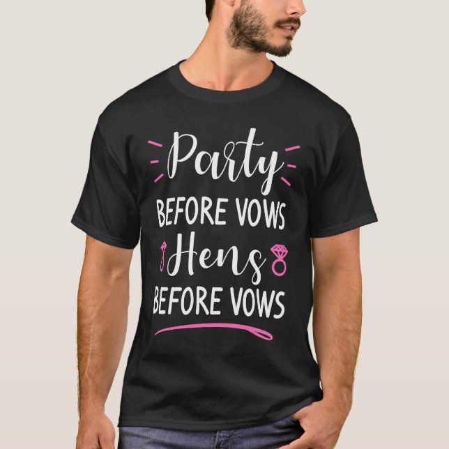 Junggesellinnenabschied Hochzeit Verheiratet Jungg T-Shirt (Vorderseite)