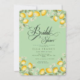 Junggesellinnenabschied in Bloom & Lemons Einladung