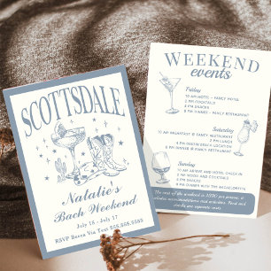 Junggesellinnenabschied in Scottsdale Cocktail Rei Einladung