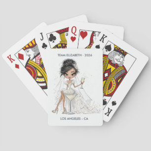 Junggesellinnenabschied in Vegas Hochzeitsgeschenk Spielkarten