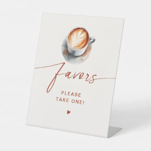 Junggesellinnenabschied Kaffee Geschenke Sockelschild