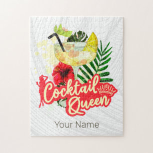Junggesellinnenabschied Königin des Cocktails Retr