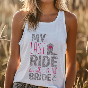 Junggesellinnenabschied Letzte Fahrt Braut Tank Top
