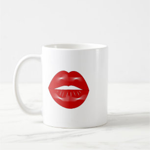 Junggesellinnenabschied Lippen Kaffeetasse