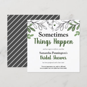 Junggesellinnenabschied Manchmal passieren Dinge V Einladung