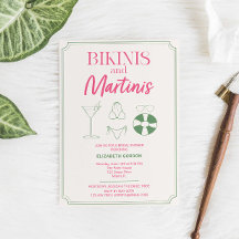 Junggesellinnenabschied mit Bikinis und Martinis R