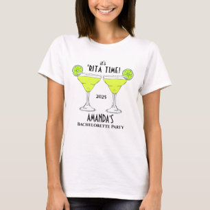 Junggesellinnenabschied mit Margarita-Cocktails T-Shirt