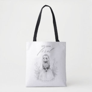 Junggesellinnenabschied mit verwilderten Mädchen u Tasche