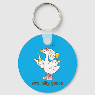 Junggesellinnenabschied Mrs Silly Goose Hochzeit Schlüsselanhänger