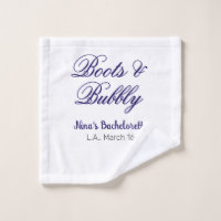Junggesellinnenabschied-Name Boots & Bubble lilaor