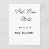 Junggesellinnenabschied Name Datum Braut Girls Gon