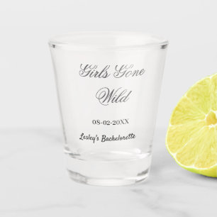 Junggesellinnenabschied Name Datum Braut Girls Gon Schnapsglas