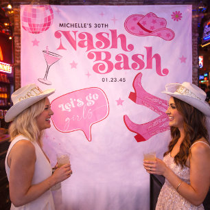 Junggesellinnenabschied Nash Bash Rodeo Wandteppich