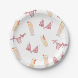 Junggesellinnenabschied: Panties & Palomas Brautpa Pappteller