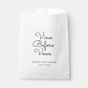 Junggesellinnenabschied-Papiergeschenktüten Vino B Geschenktütchen