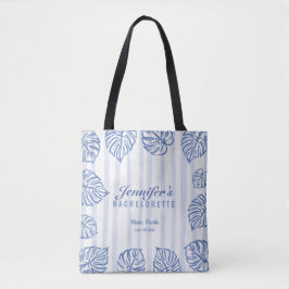 Junggesellinnenabschied Pinstripe Strand Thema  Tasche