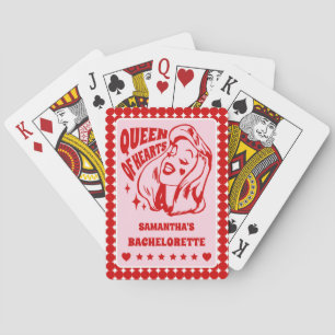 Junggesellinnenabschied Queen of Hearts Spielkarten