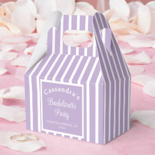 Junggesellinnenabschied Retro Moderne Helllila Ele Geschenkschachtel