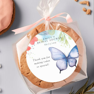 Junggesellinnenabschied Schmetterlinge Runder Aufkleber