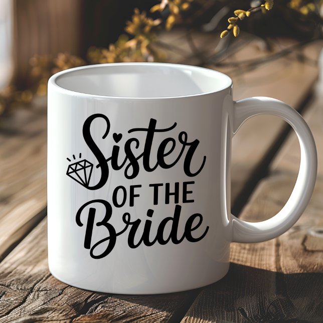 Junggesellinnenabschied Schwester der Braut Kaffeetasse (Von Creator hochgeladen)