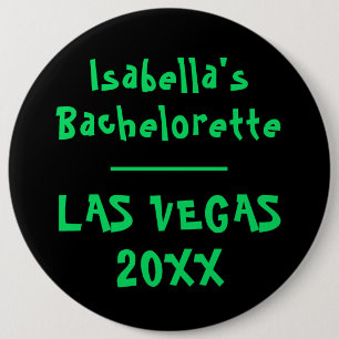 Junggesellinnenabschied St. Patrick in Vegas Neon Button