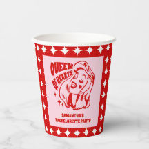 Junggesellinnenabschied-Tassen Queen of Hearts