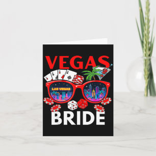Junggesellinnenabschied Vegas-Hochzeit Braut-Trupp Karte