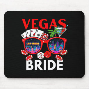 Junggesellinnenabschied Vegas-Hochzeit Braut-Trupp Mousepad