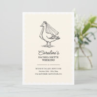 Junggesellinnenabschied Wochenende Gans Kritzel Wo