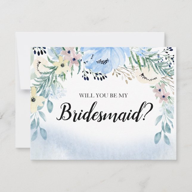 Junggesellinnenabschiede | Bridesmaid Card Einladung (Vorderseite)