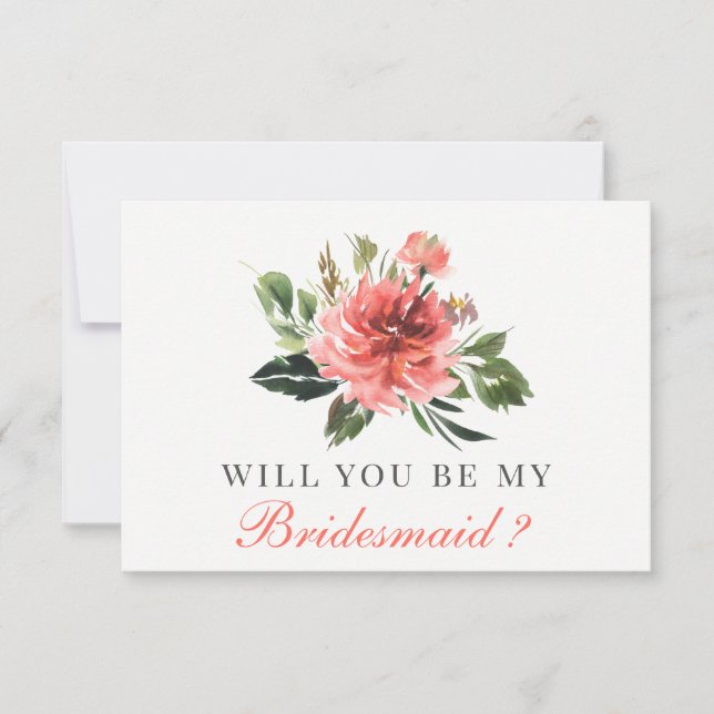 Junggesellinnenabschiede | Bridesmaid Card Einladung (Vorderseite)