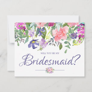 Junggesellinnenabschiede Bridesmaid Card Einladung