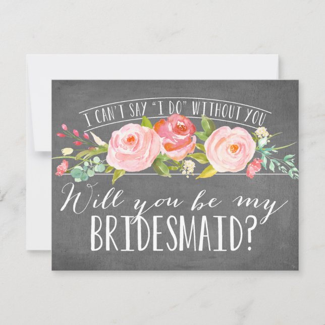 Junggesellinnenabschiede | Bridesmaid Einladung (Vorderseite)