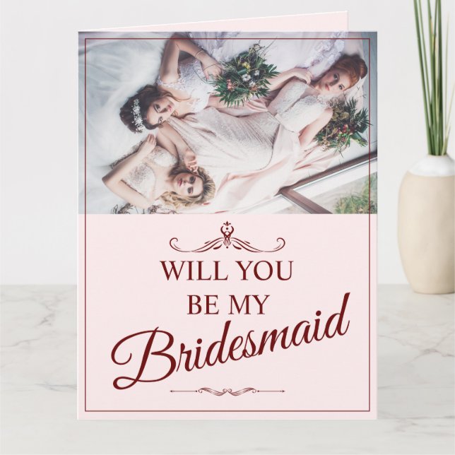 Junggesellinnenabschiede? Drei lebendige Bridesmai Dankeskarte (Vorderseite)