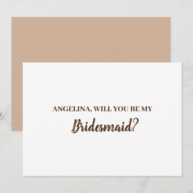 Junggesellinnenabschiede? Einladung (Vorne/Hinten)