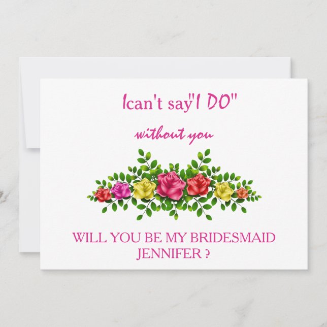 Junggesellinnenabschiede? Einladung (Vorderseite)