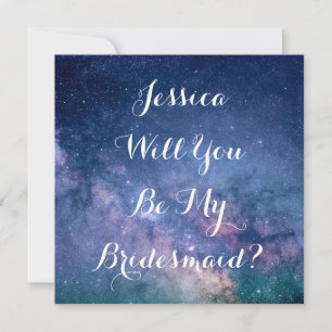 Junggesellinnenabschiede? Galaxy Wedding Stars Einladung