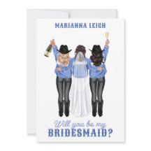 Junggesellinnenabschiede? Mädchen in Denim