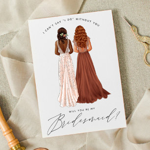 Junggesellinnenabschiede? Mädchen in Gowns Einladung