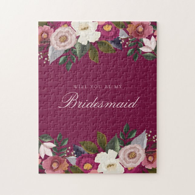 Junggesellinnenabschiede? Moody Floral Watercolor (Vertikal)