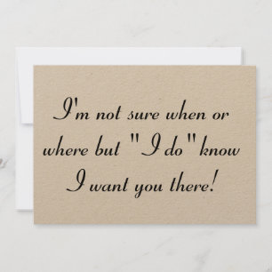 Junggesellinnenabschiede? Packpapier Einladung