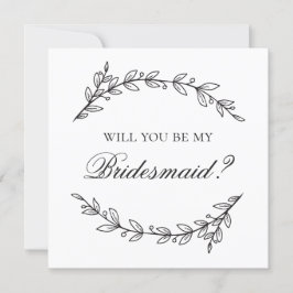 Junggesellinnenabschiede. Schwarz-Weiß-Hochzeit Einladung