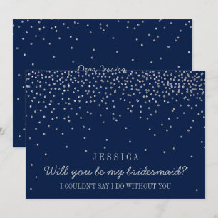 Junggesellinnenabschiede? Vintag Confetti Einladung