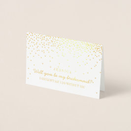Junggesellinnenabschiede? Vintag Confetti Foto Folienkarte