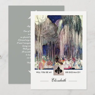 Junggesellinnenabschiede? Vintage Kunst Einladung