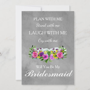 Junggesellinnenabschiede? Vorschlag von Bridesmaid Einladung