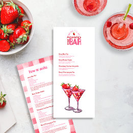 Junggesellinnenparty Erdbeere Süße Bar Cocktail-Me