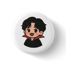 Jungkook-inspirierter Vampir-Pin – K-Pop-Kollektio